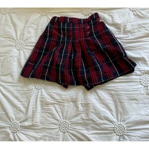Plaid skirt cute